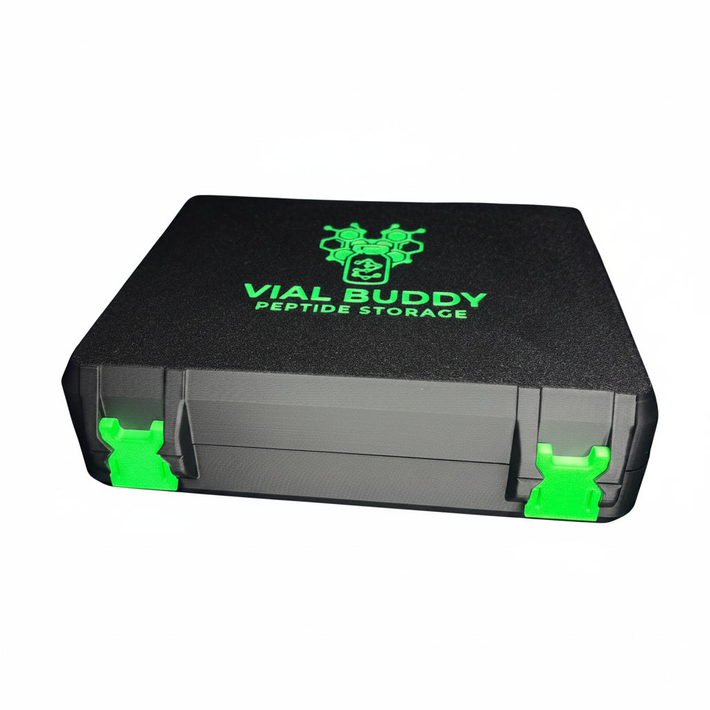 The Armoury vial and syringe storage case, closed