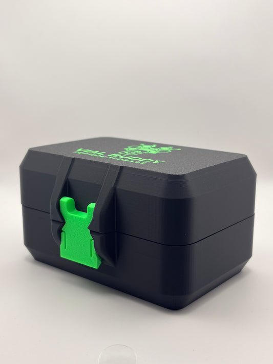 black and green 10ml vial holder case storage for trt and anabolic research south africa