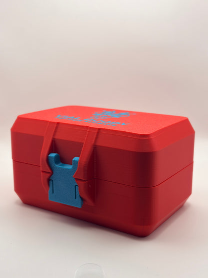 red and blue 10ml vial holder case storage for trt and anabolic research south africa