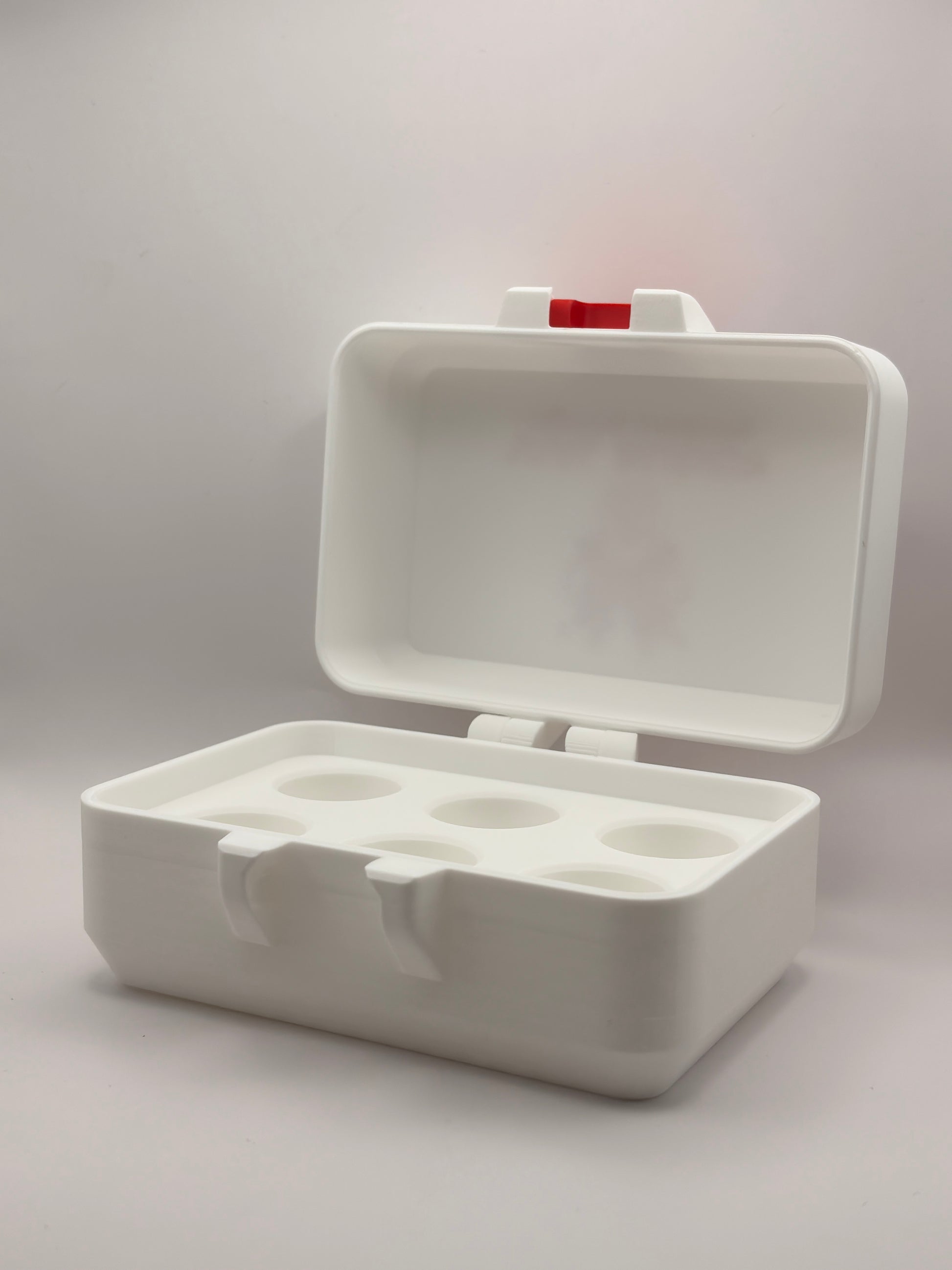red and white 10ml vial holder case storage for trt and anabolic research south africa