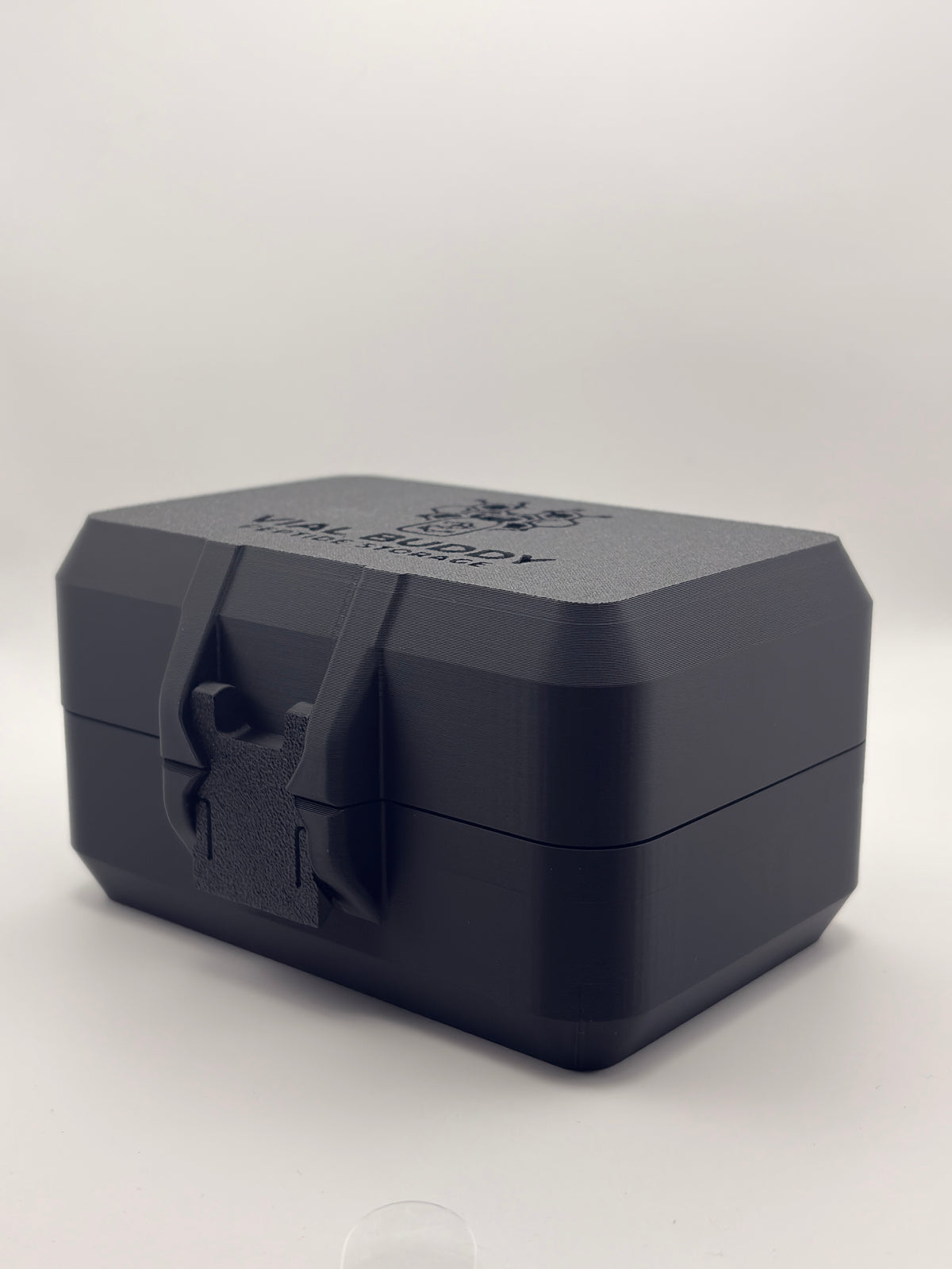 plain black 10ml vial holder case storage for trt and anabolic research south africa