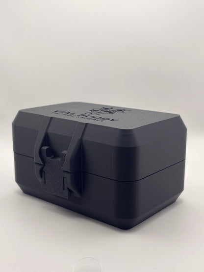 plain black 10ml vial holder case storage for trt and anabolic research south africa