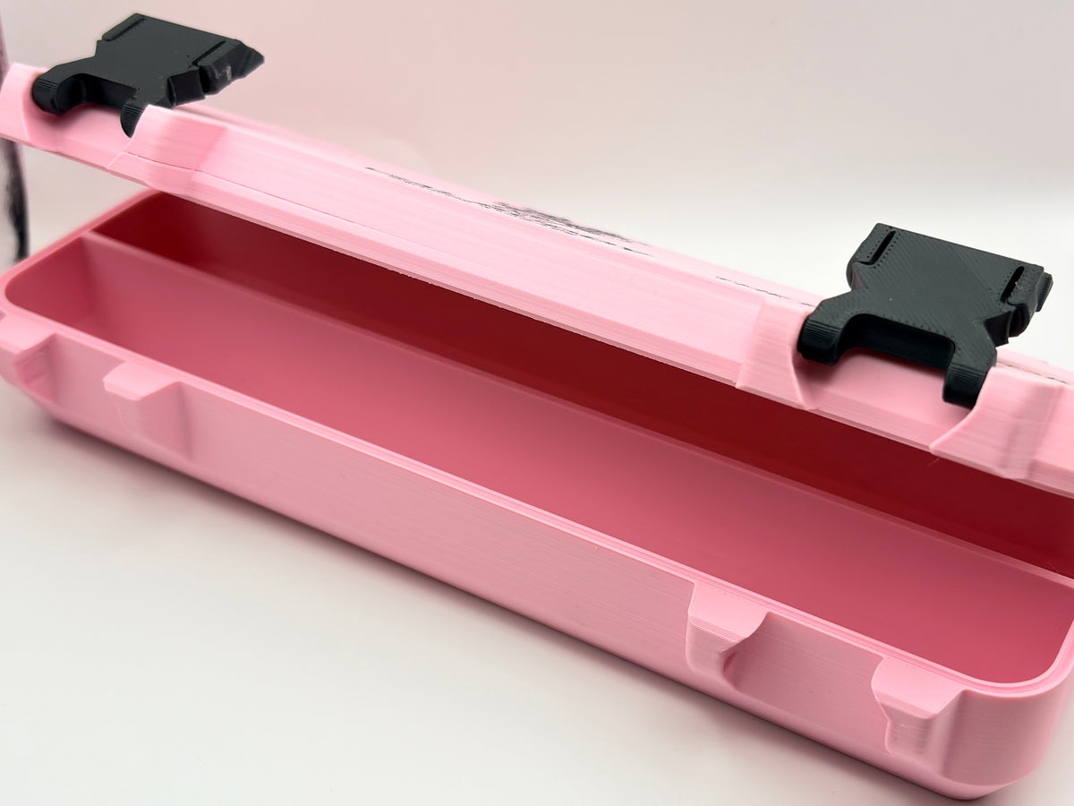 pink and black 3d printed syringe carrying holder storage case for insulin and peptide pens and your syringes south africa