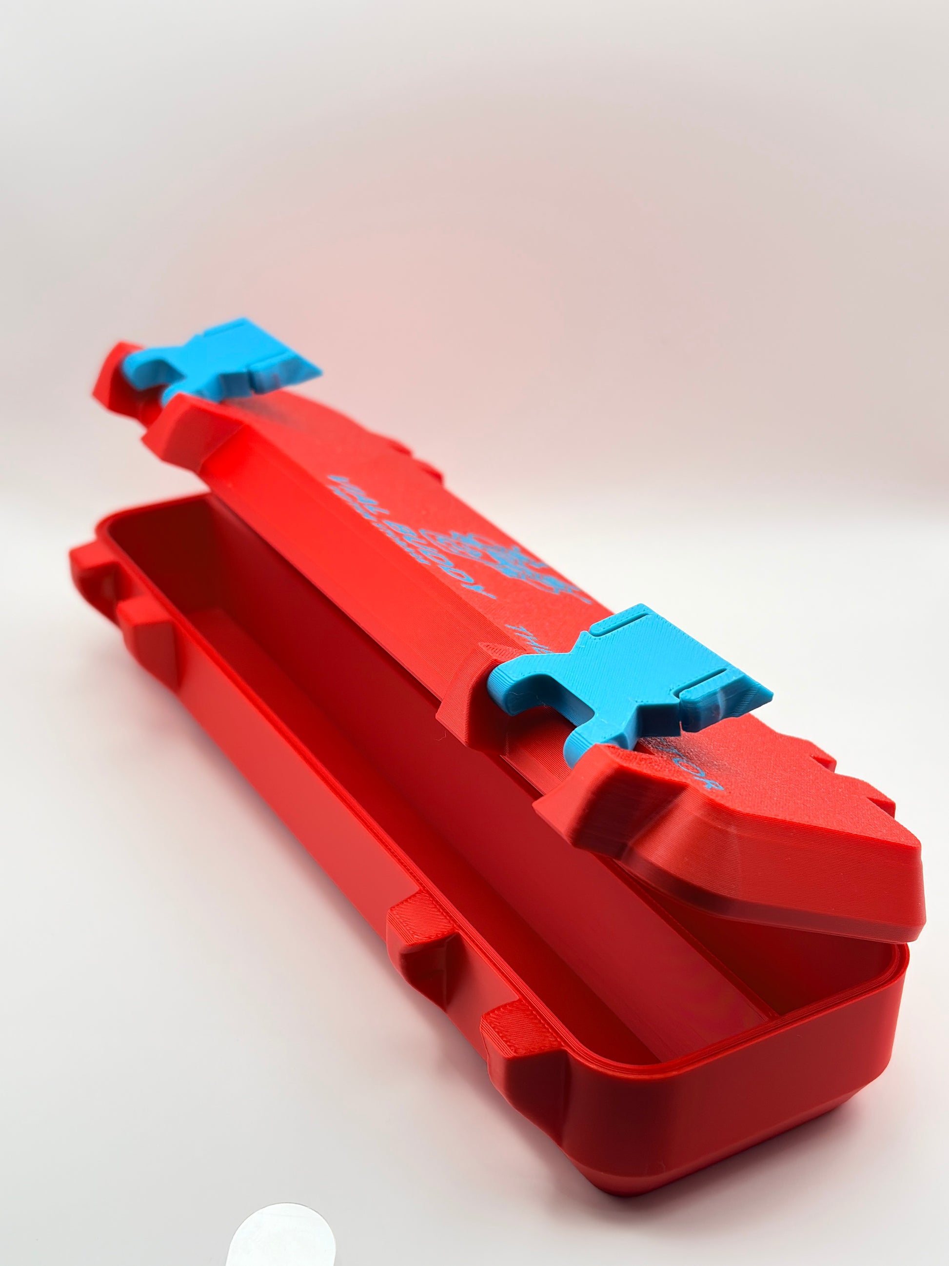 red and blue 3d printed syringe carrying holder storage case for insulin and peptide pens and your syringes south africa