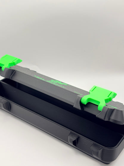black and green 3d printed syringe carrying holder storage case for insulin and peptide pens and your syringes south africa