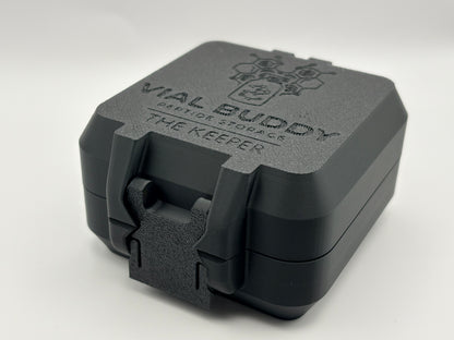 plain black 3D printed 3ml vial holder for peptide storage south africa