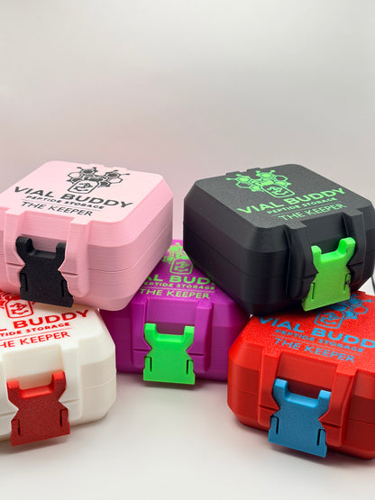 3D printed 3ml vial holder for peptide storage