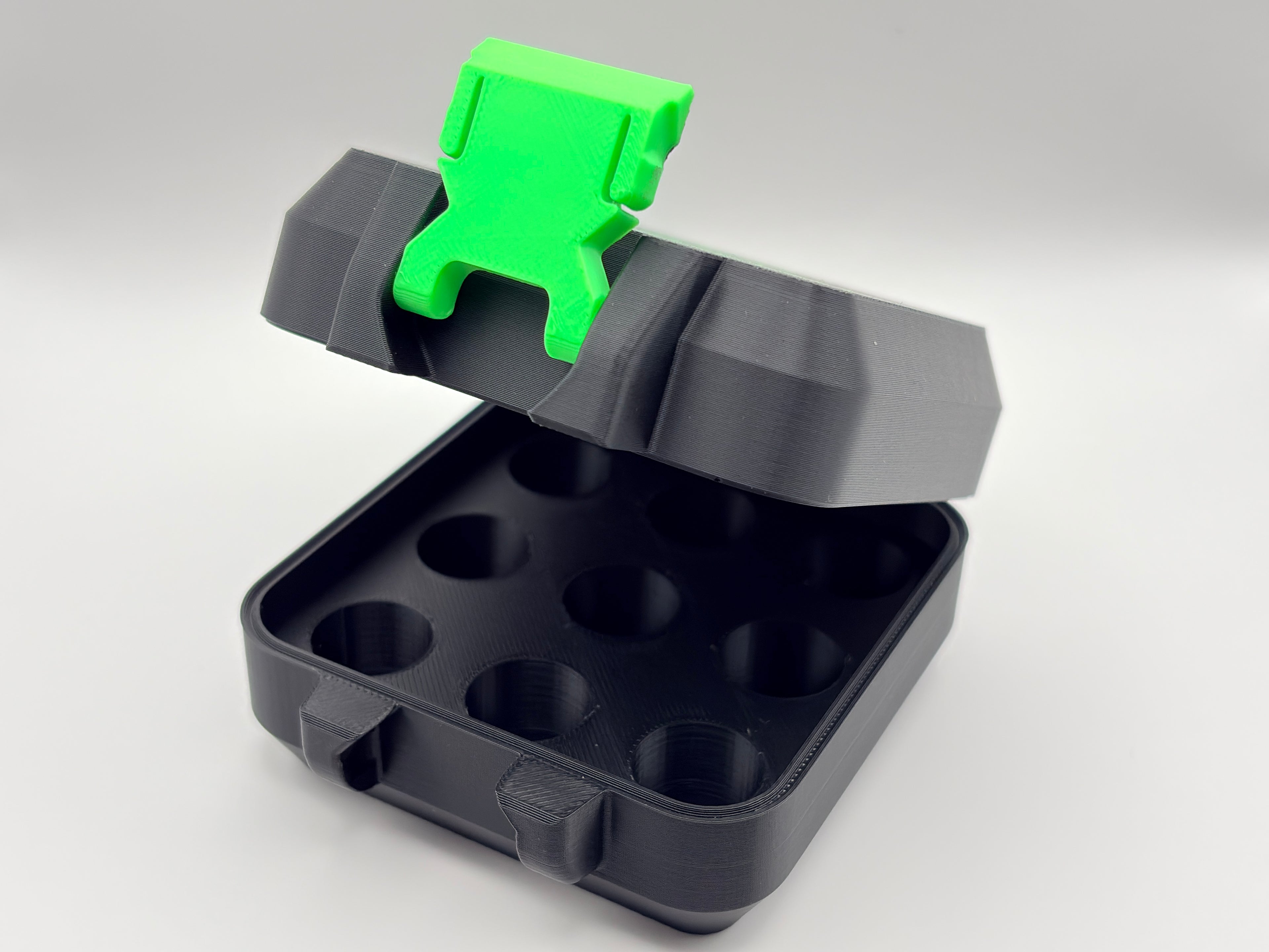 3D printed 3ml vial holder for peptide storage