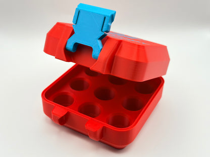 3D printed 3ml vial holder for peptide storage